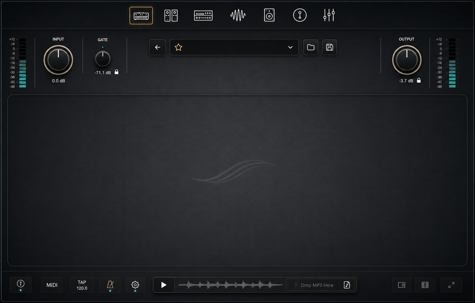 Flowstate interface ready for song and tone decisions